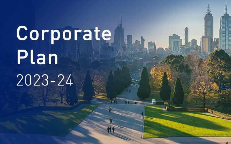Cover of the APRA Corporate Plan 2023-24