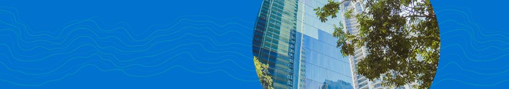 Section heading: 'Our Innovate RAP 2025-2027'. Includes a decorative image of office builds with trees.