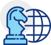 Geopolitical risk icon